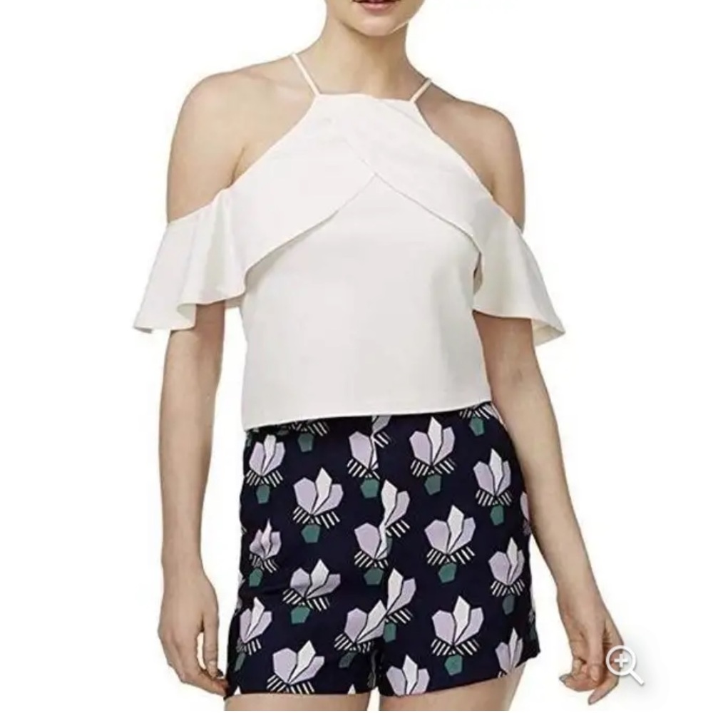 Mare Mare Ciana Cold Shoulder Ruffled Blouse
